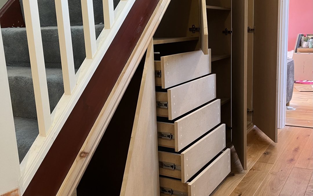 Bespoke Understairs Storage Open | Taylor Pm Services