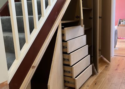 Bespoke Understairs Storage Open | Taylor Pm Services